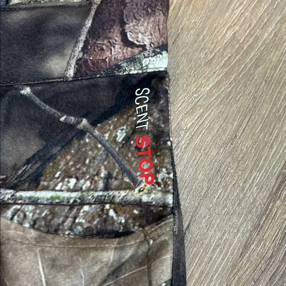 Rustic Ridge Youth Scent Stop Hunting Pants Sz Medium Mossy Oak Adjustable waist